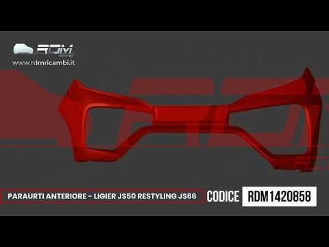 Parafango Anteriore Destro In Metallo Per Ligier JS50 - Ricambio Compatibile E Conveniente